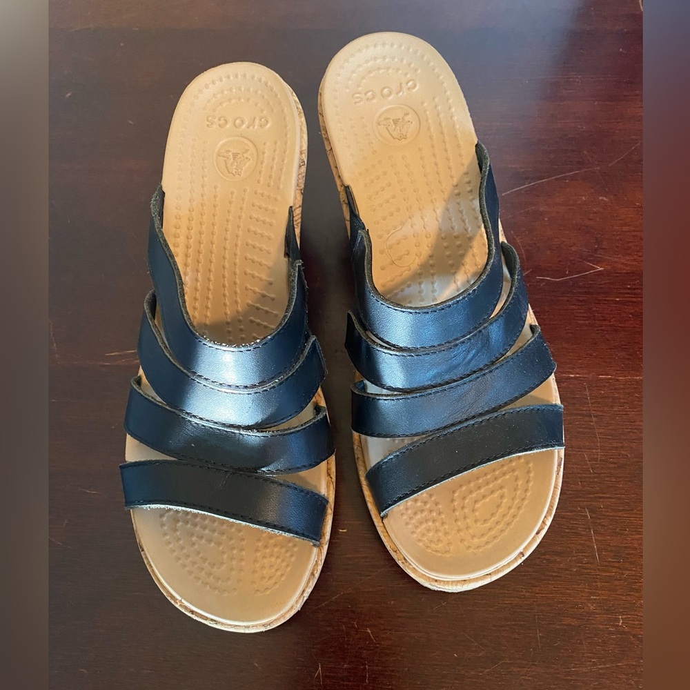 Crocs wedge sandals